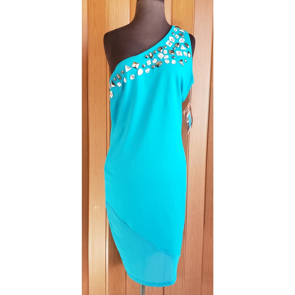 Dreamgirl size XL blue bodycon dress